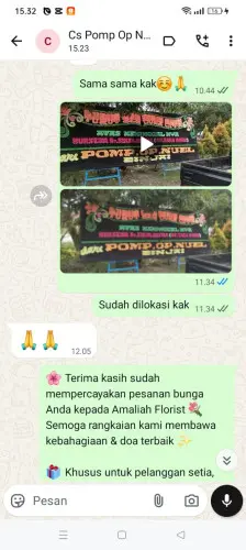 Testimonial Papan Bunga wanawali